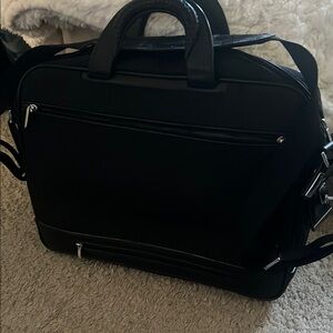 Tumi Black Professional Briefcase with Structured Design never used